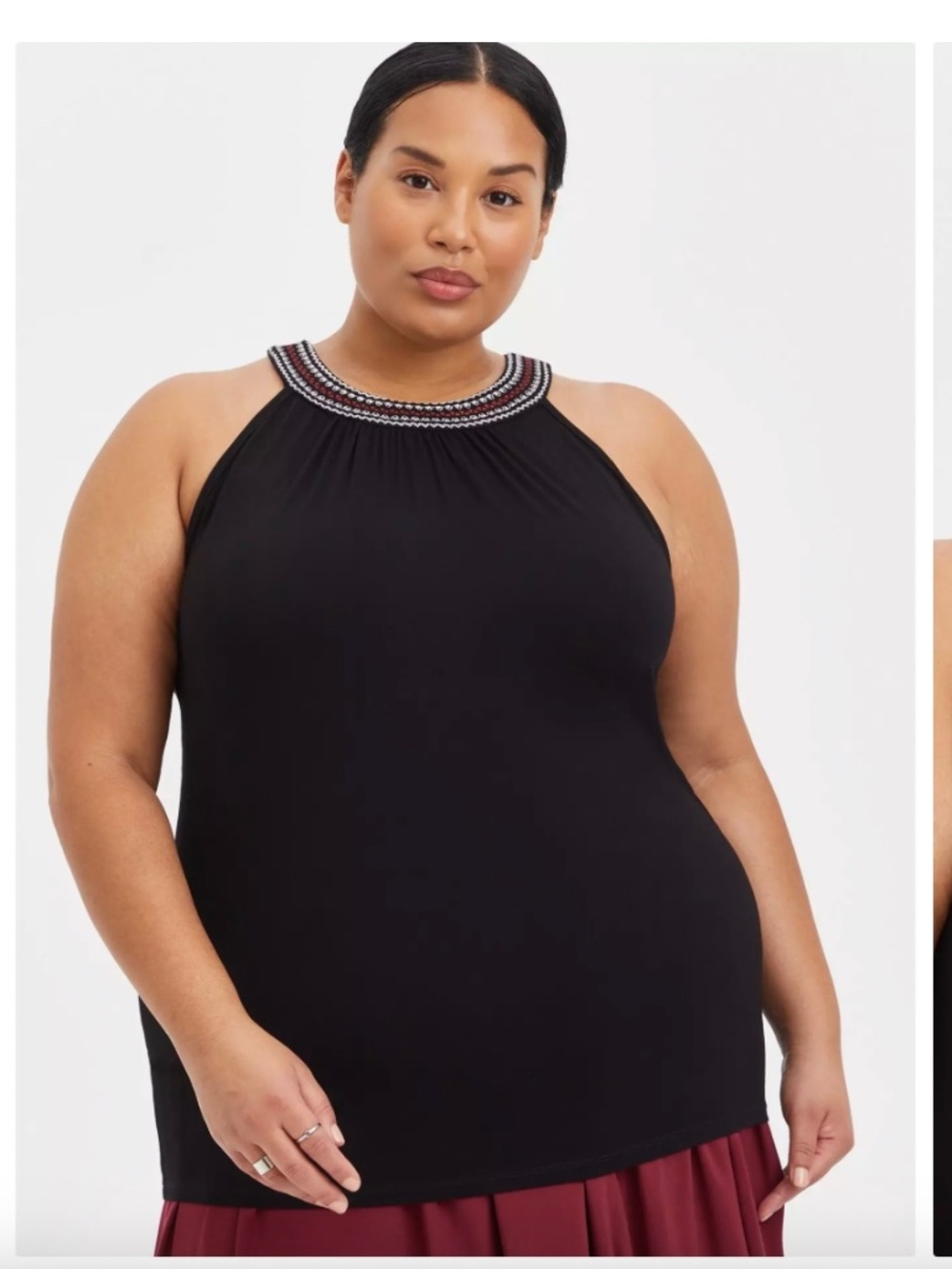 Goddess Tank - Super Soft Black - NEW - NO TAGS
